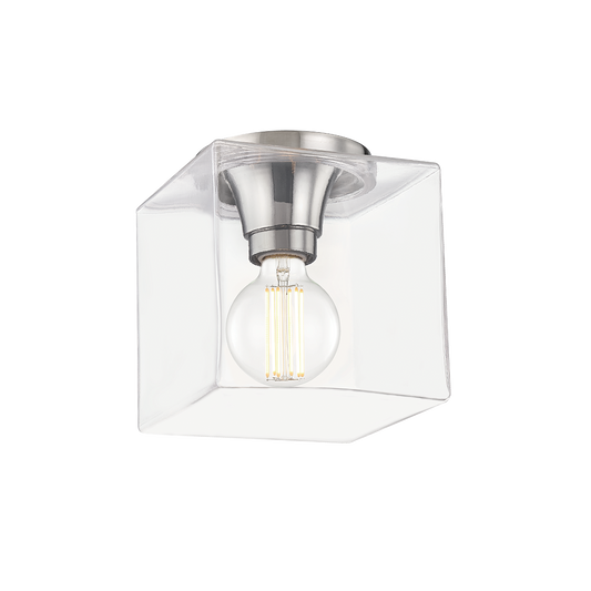 Grace Flush Mount in Polished Nickel Finish