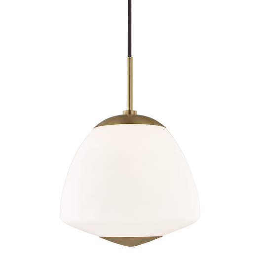 Jane Pendant in Aged Brass Finish
