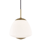 Jane Pendant in Aged Brass Finish