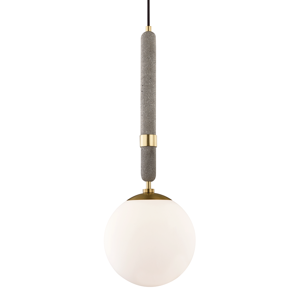 Brielle Pendant in Aged Brass Finish
