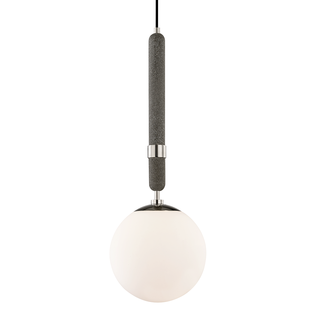 Brielle Pendant in Polished Nickel Finish