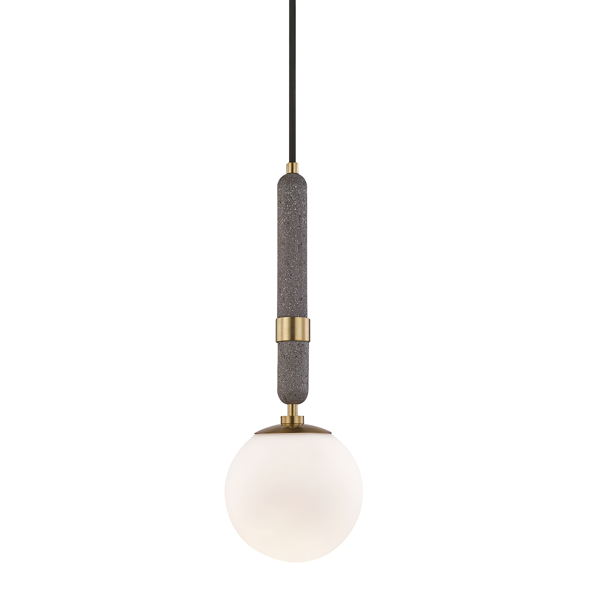 Brielle Pendant in Aged Brass Finish