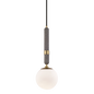 Brielle Pendant in Aged Brass Finish