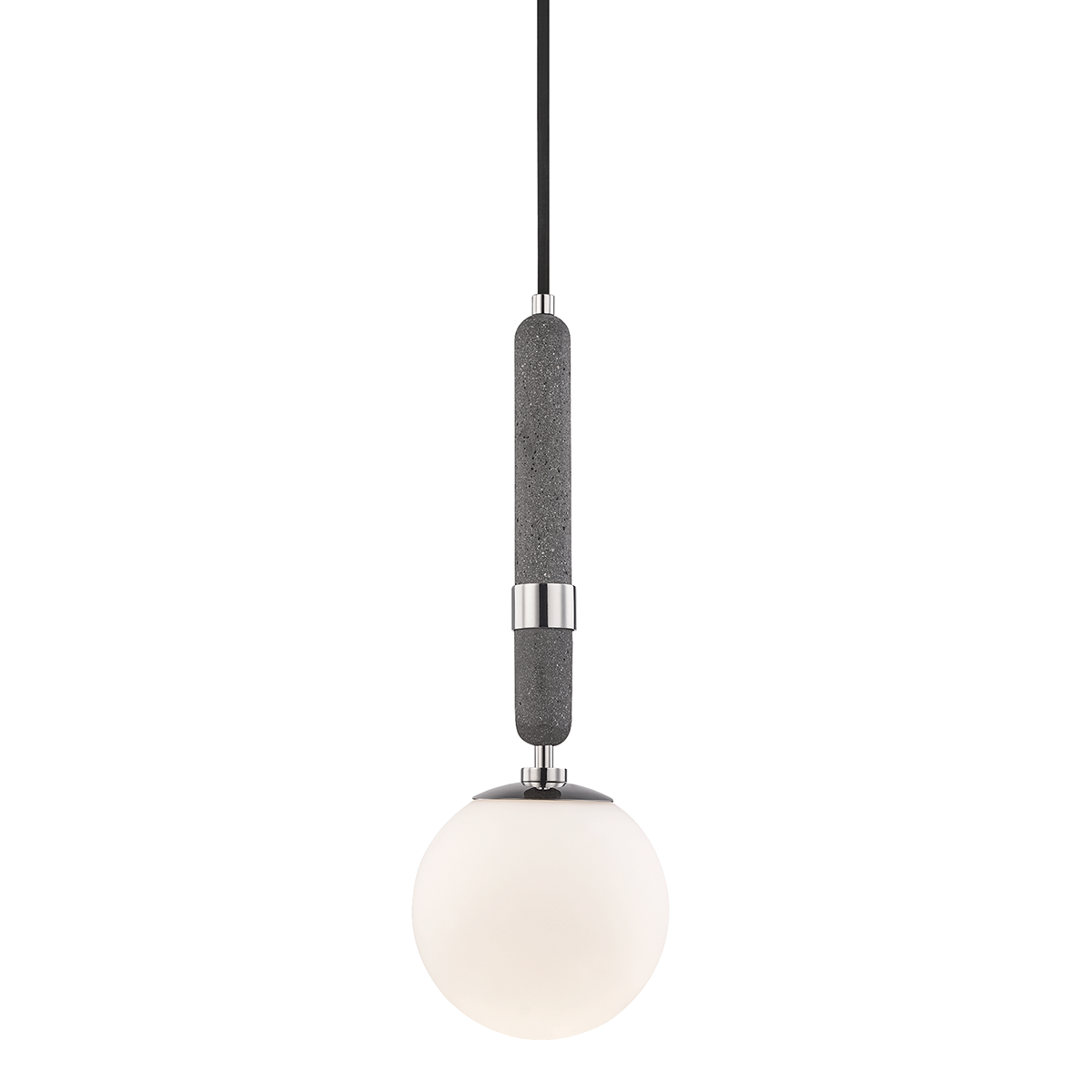 Brielle Pendant in Polished Nickel Finish