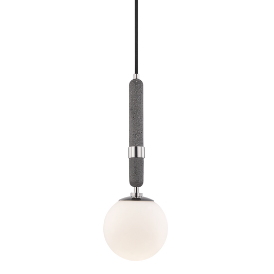 Brielle Pendant in Polished Nickel Finish