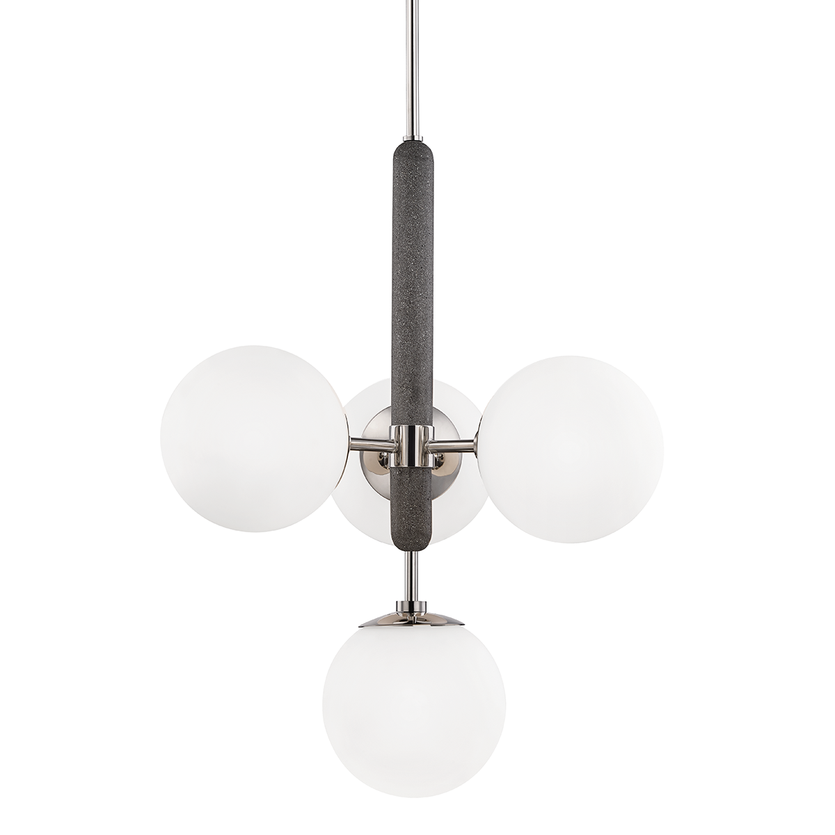 Brielle Chandelier in Polished Nickel Finish