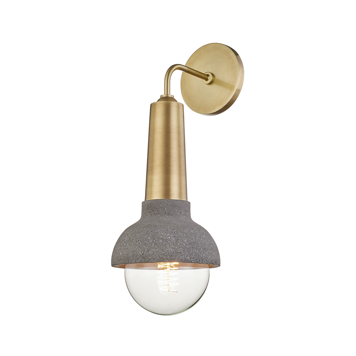 Macy Wall Sconce in Aged Brass Finish