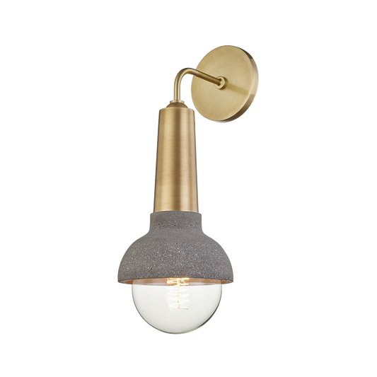Macy Wall Sconce in Aged Brass Finish