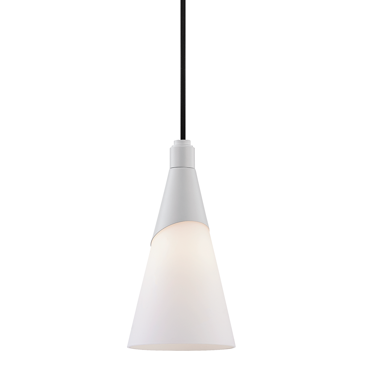 Parker Pendant in White Finish