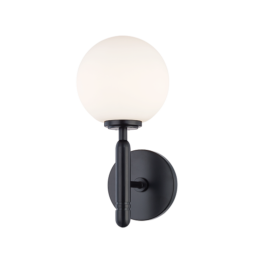 Mina Wall Sconce in Black Finish