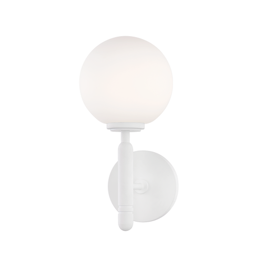 Mina Wall Sconce in White Finish