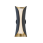 Josie Wall Sconce in Gold Leaf/black Finish
