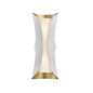 Josie Wall Sconce in Gold Leaf/white Finish