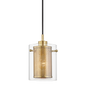 Elanor Pendant in Aged Brass Finish