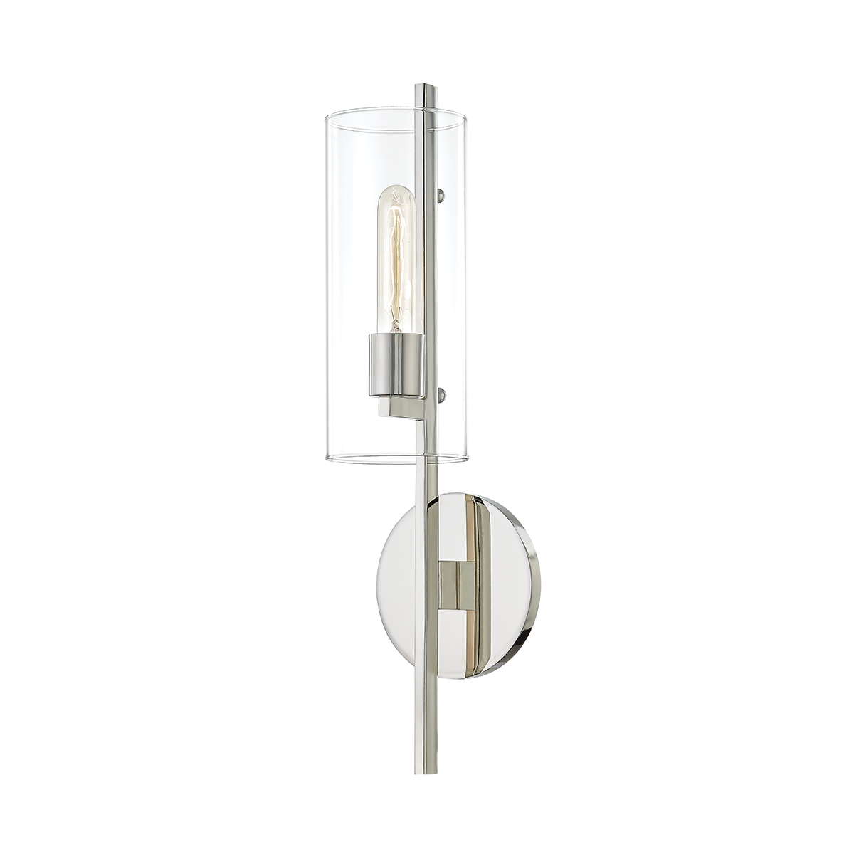 Ariel Wall Sconce in Polished Nickel Finish