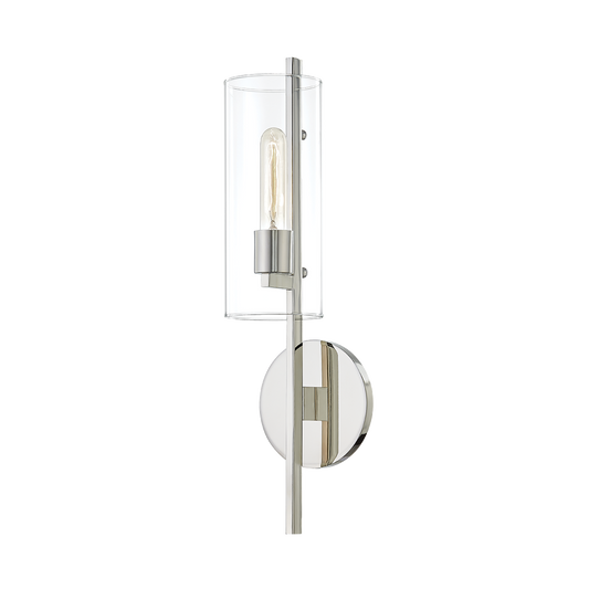 Ariel Wall Sconce in Polished Nickel Finish