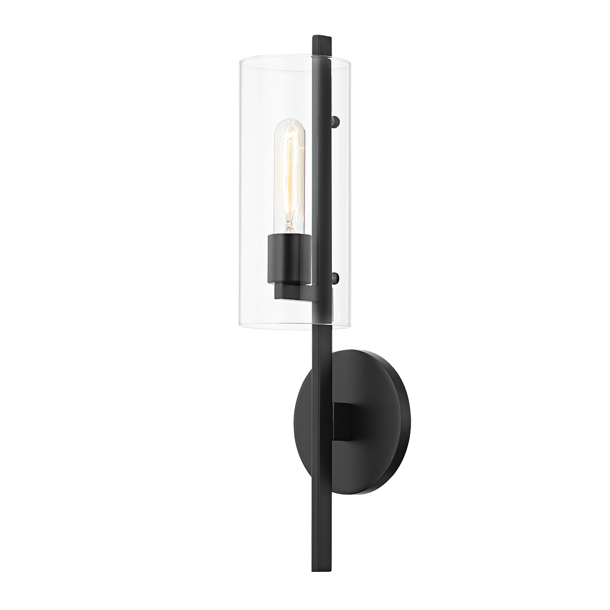 Ariel Wall Sconce in Soft Black Finish