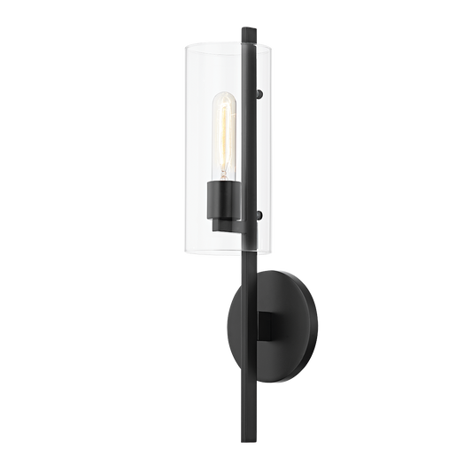 Ariel Wall Sconce in Soft Black Finish