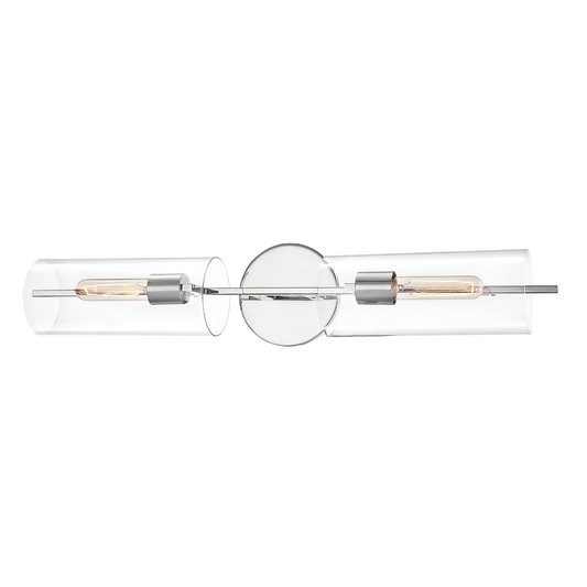 Ariel Wall Sconce in Polished Nickel Finish
