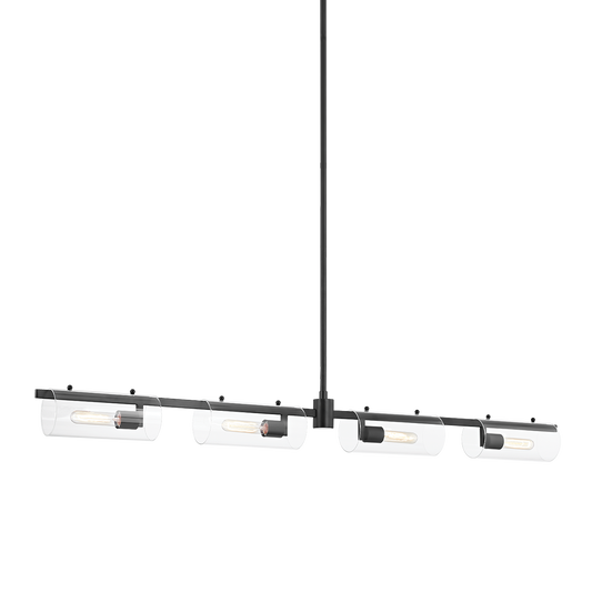 Ariel Linear in Soft Black Finish