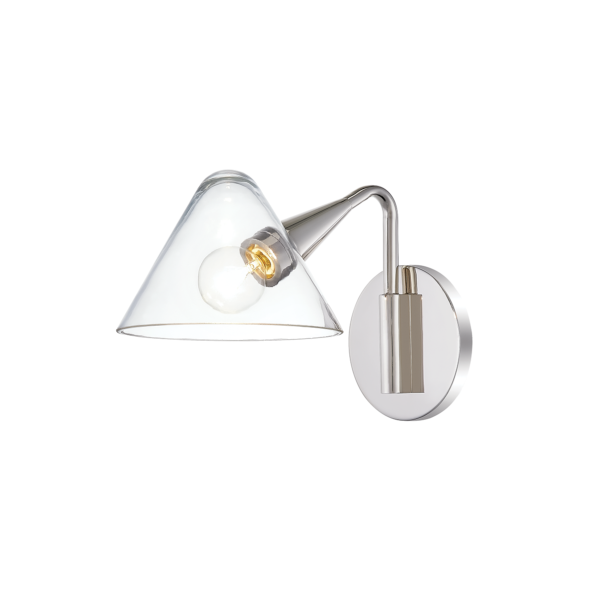 Isabella Wall Sconce in Polished Nickel Finish