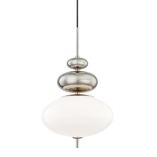Elsie Pendant in Polished Nickel Finish