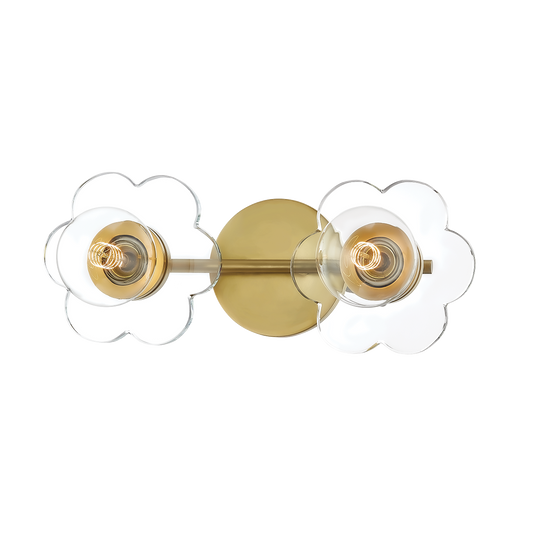 Alexa Bath and Vanity in Aged Brass Finish