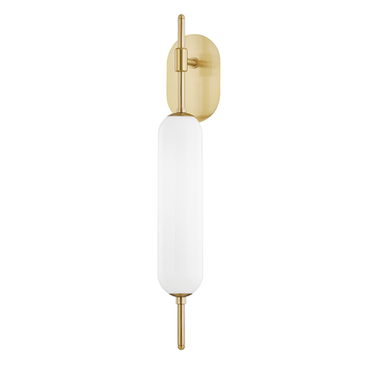 Miley Wall Sconce in Aged Brass Finish