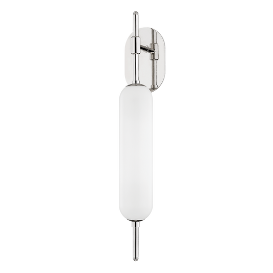 Miley Wall Sconce in Polished Nickel Finish