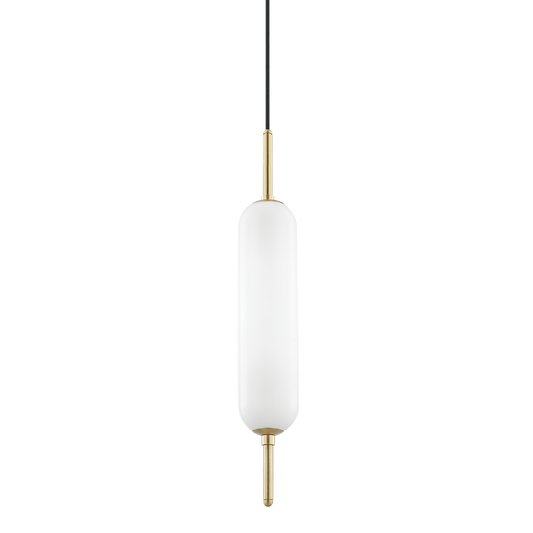 Miley Pendant in Aged Brass Finish