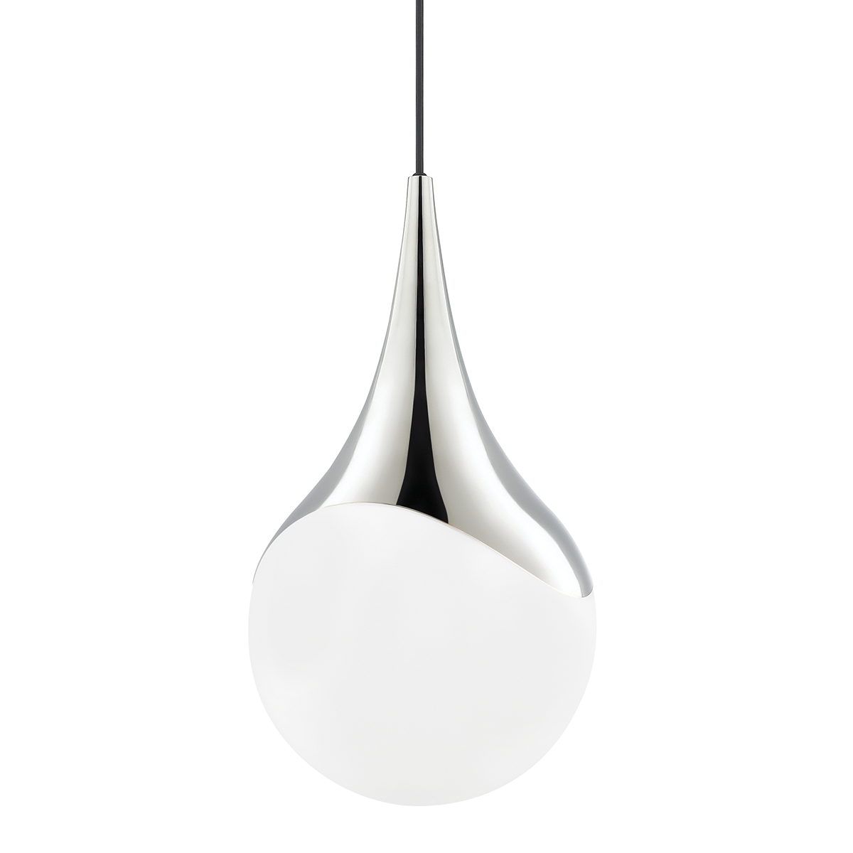 Ariana Pendant in Polished Nickel Finish