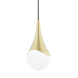 Ariana Pendant in Aged Brass Finish
