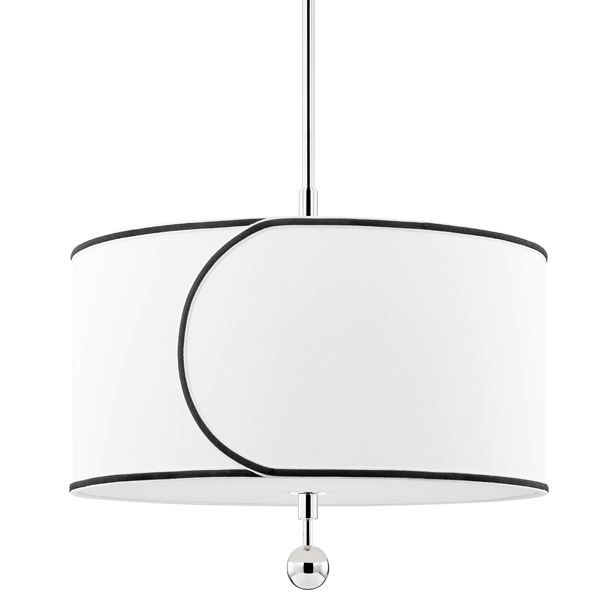 Zara Chandelier in Polished Nickel Finish
