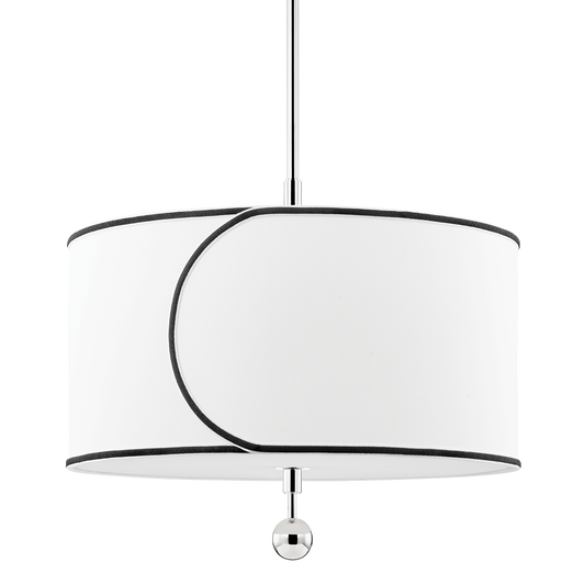 Zara Chandelier in Polished Nickel Finish