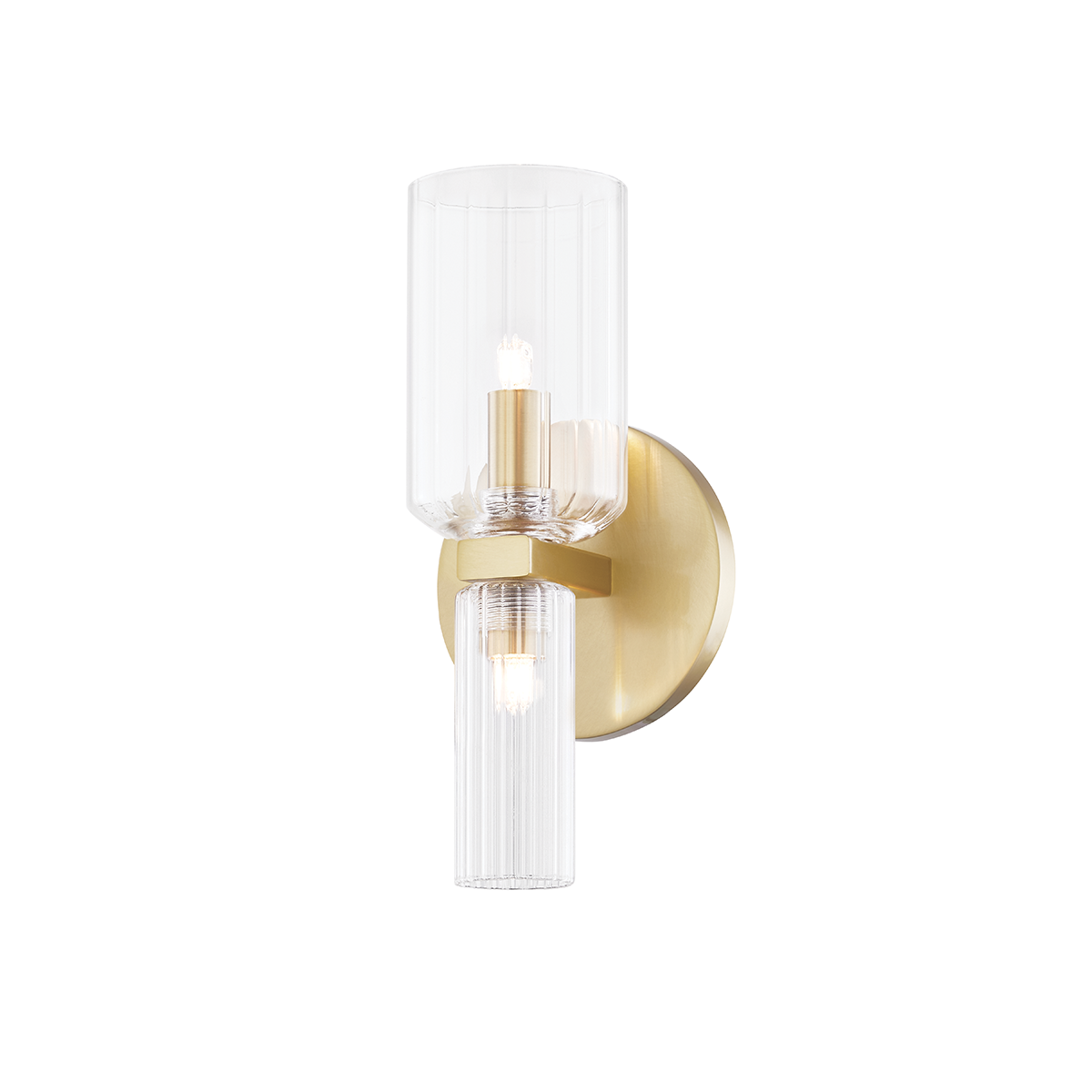Tabitha Wall Sconce in Aged Brass Finish