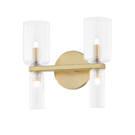 Tabitha Bath and Vanity in Aged Brass Finish