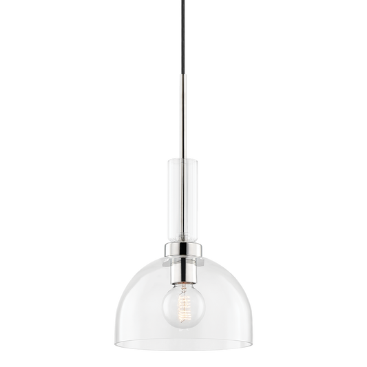 Tabitha Pendant in Polished Nickel Finish