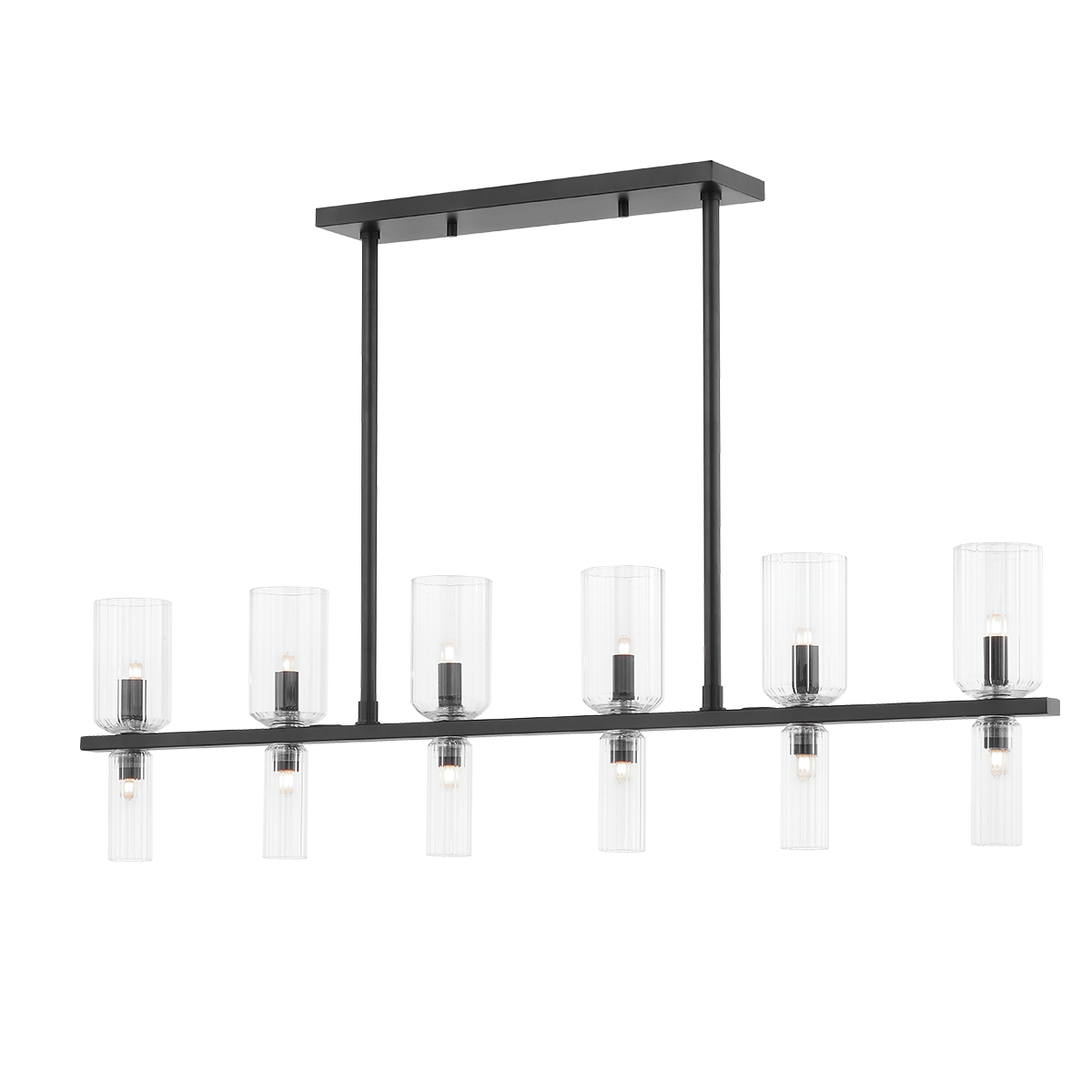 Tabitha Linear in Soft Black Finish