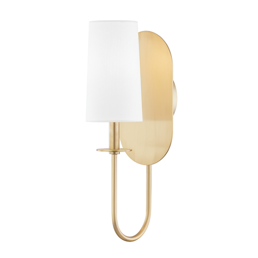 Lara Wall Sconce in Aged Brass Finish