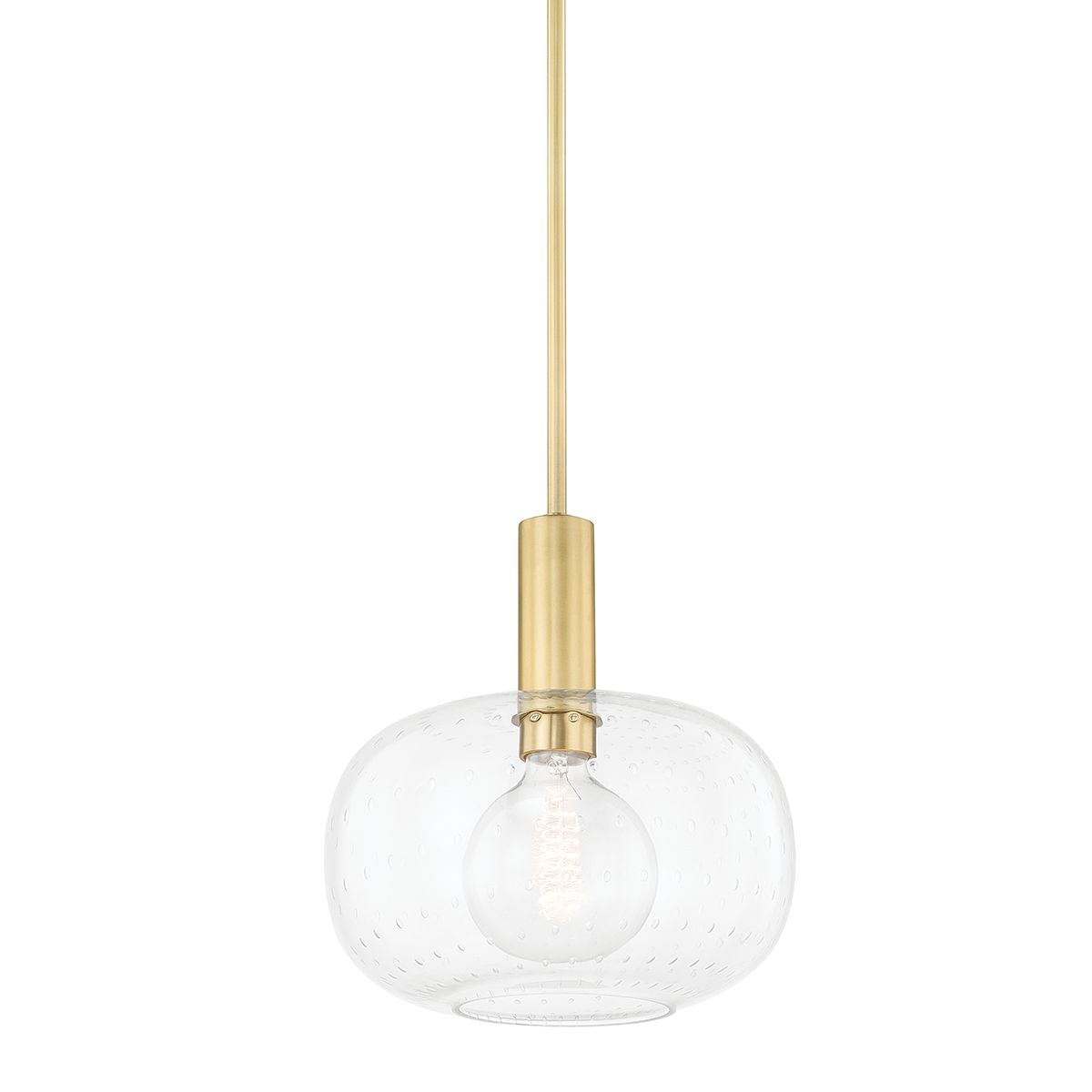 Harlow Pendant in Aged Brass Finish
