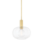 Harlow Pendant in Aged Brass Finish