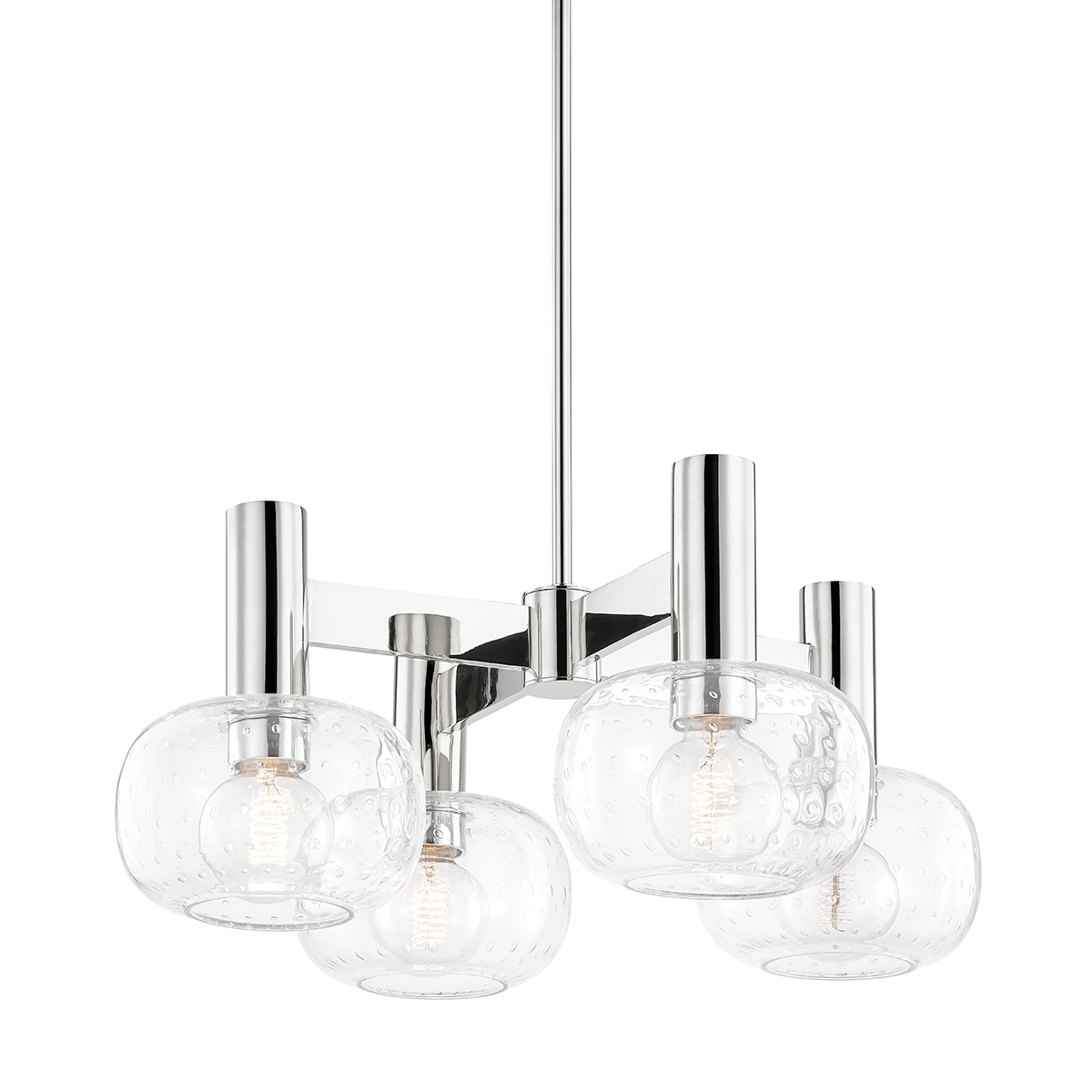 Harlow Chandelier in Polished Nickel Finish