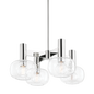 Harlow Chandelier in Polished Nickel Finish