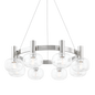 Harlow Chandelier in Polished Nickel Finish