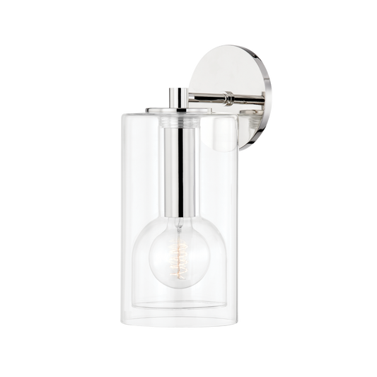 Belinda Wall Sconce in Polished Nickel Finish