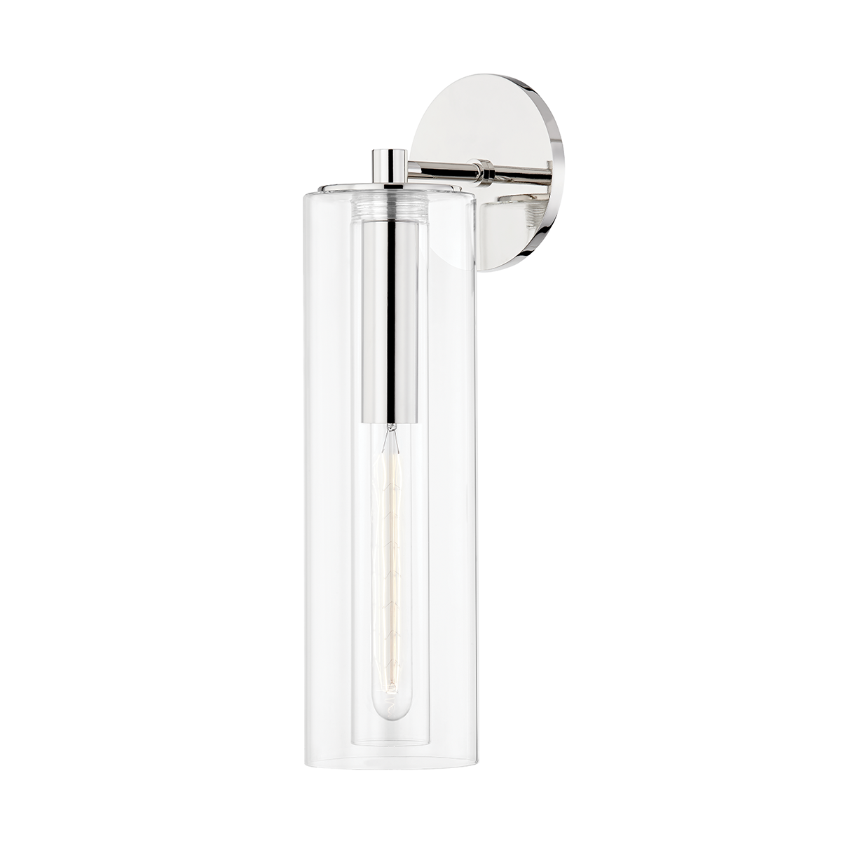 Belinda Wall Sconce in Polished Nickel Finish