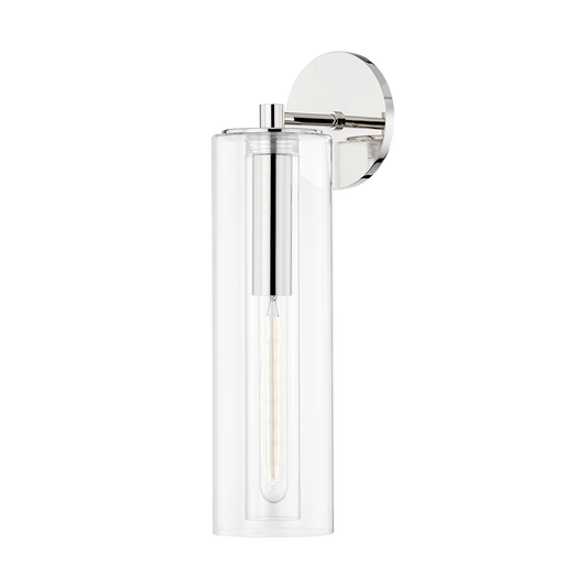 Belinda Wall Sconce in Polished Nickel Finish