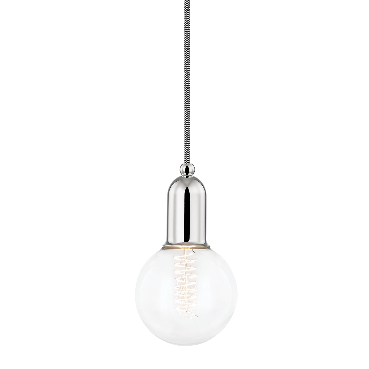 Bryce Pendant in Polished Nickel Finish