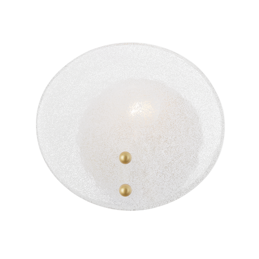 Giselle Wall Sconce in Aged Brass Finish