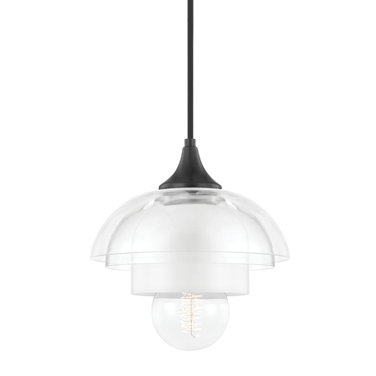 Ruby Pendant in Old Bronze Finish